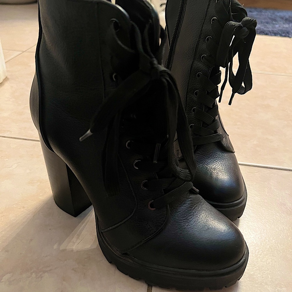 Steve Madden Heels Combat Boots